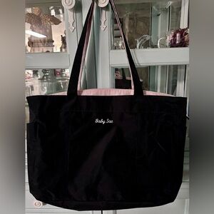 Black and Pink Baby Bag